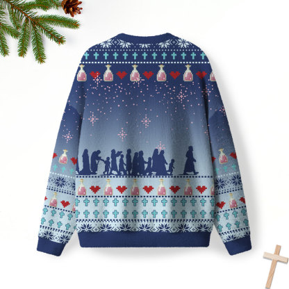 Jesus Sprinkle Faith On Everything Christian Lightweight Sweater