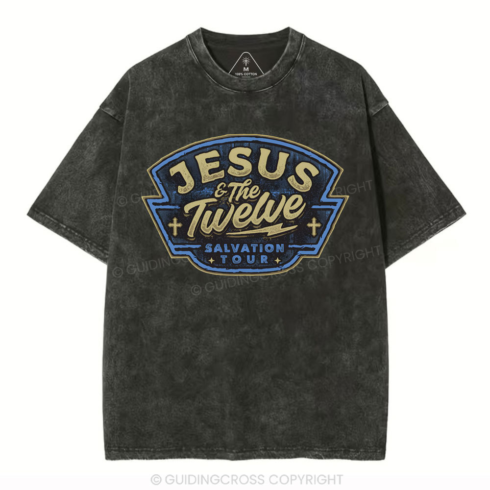 Double-sided sample washed T-Shirt Sale - GuidingCross