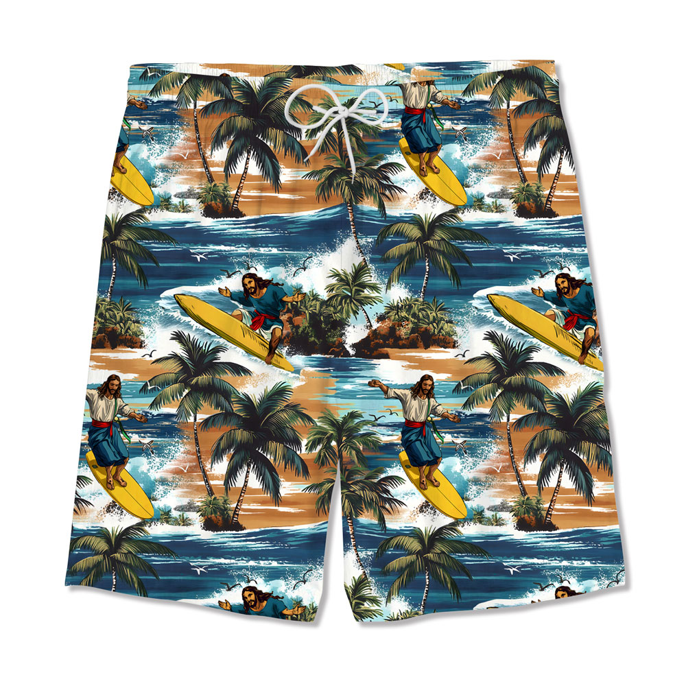 Frist Of All I'm God Pieces Christian Hawaiian Shirt Sale - GuidingCross