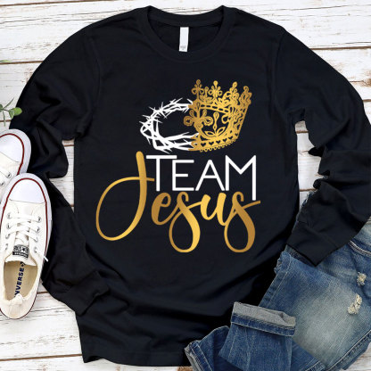 Jesus Team Christian Long Sleeve T-Shirt