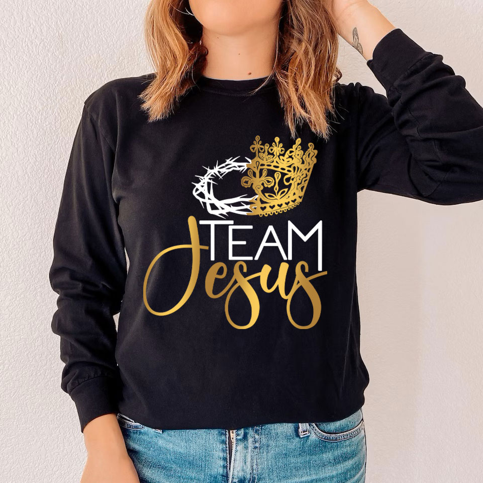 Jesus Team Christian Long Sleeve T-Shirt