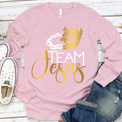 Jesus Team Christian Long Sleeve T-Shirt