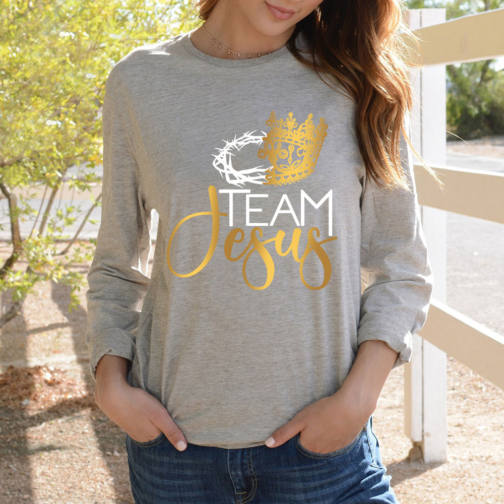 Jesus Team Christian Long Sleeve T-Shirt