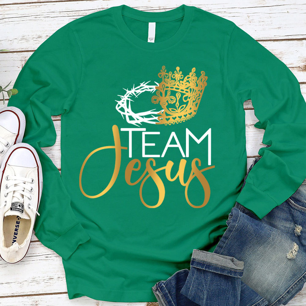 Jesus Team Christian Long Sleeve T-Shirt