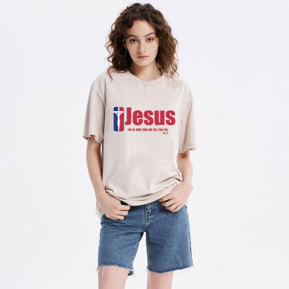Jesus Team Christian Washed T-Shirt