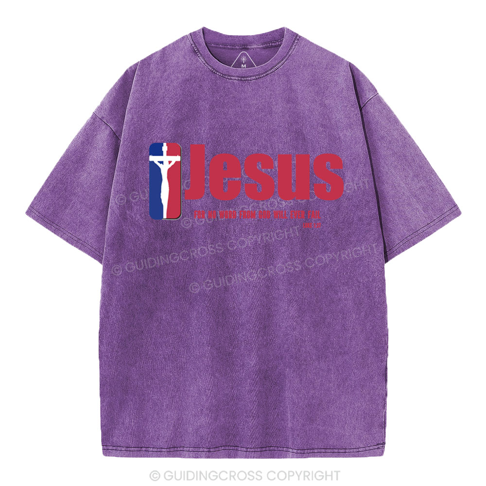 Jesus Team Christian Washed T-Shirt