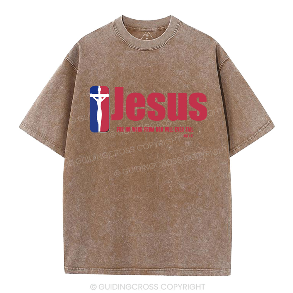 Jesus Team Christian Washed T-Shirt