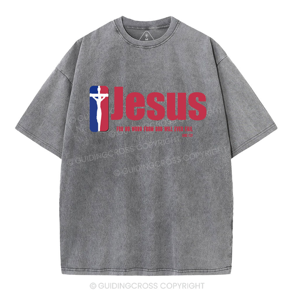 Jesus Team Christian Washed T-Shirt