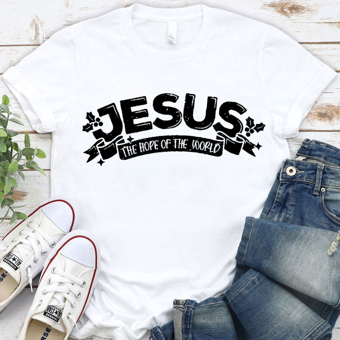 Jesus The Hope Of The World Christian T-Shirt