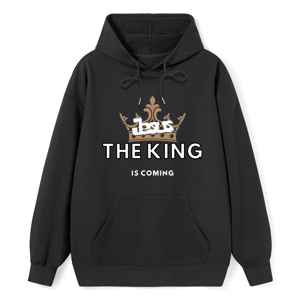 Jesus The King Is Coming Christian Hoodie Sale - GuidingCross