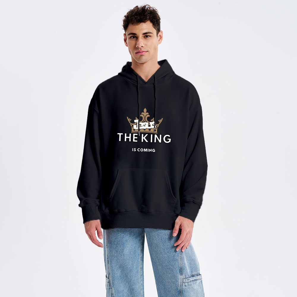 Jesus The King Is Coming Christian Hoodie