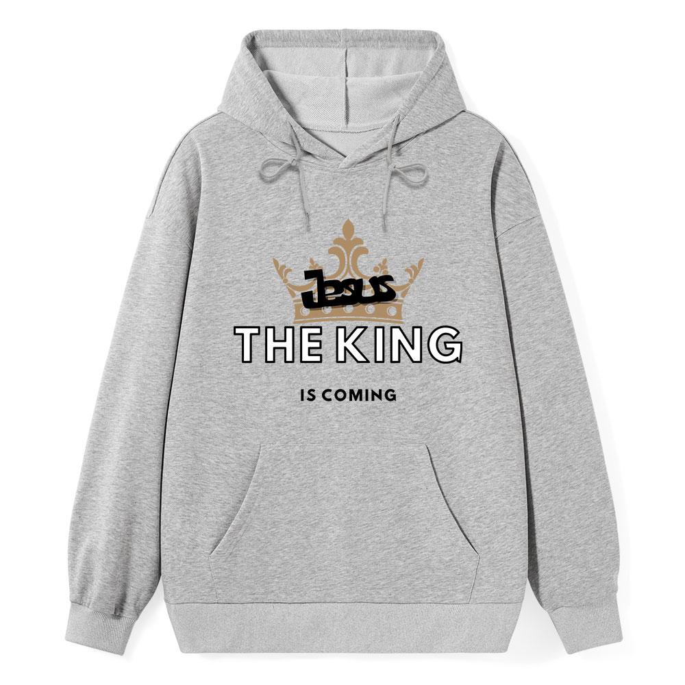 Jesus The King Is Coming Christian Hoodie