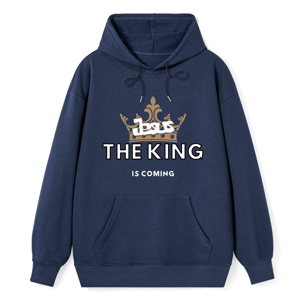 Jesus The King Is Coming Christian Hoodie