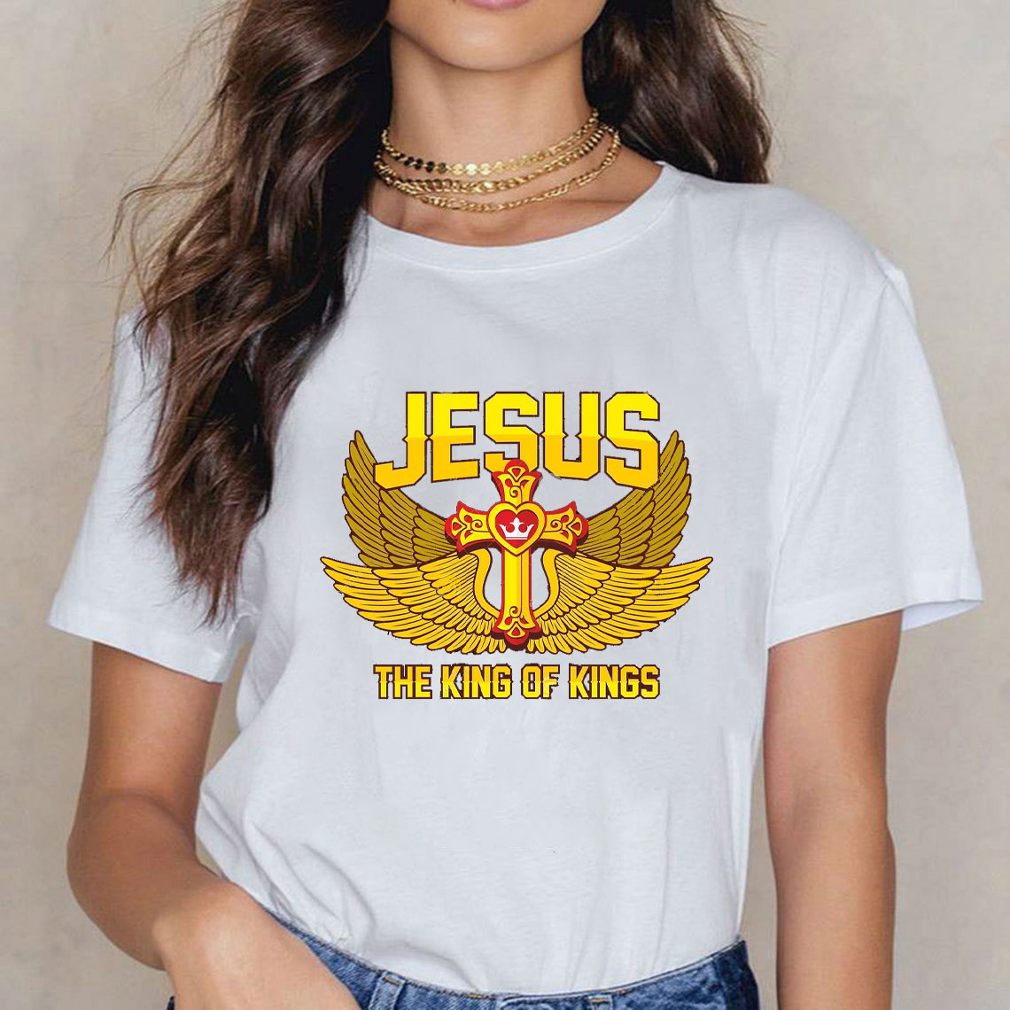 Jesus The King Of Kings Christian T-Shirt