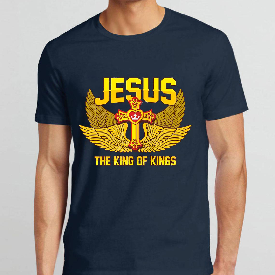 Jesus The King Of Kings Christian T-Shirt