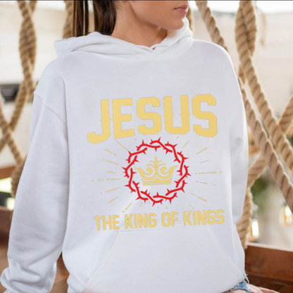 Jesus The King Of Kings Christian Hoodie