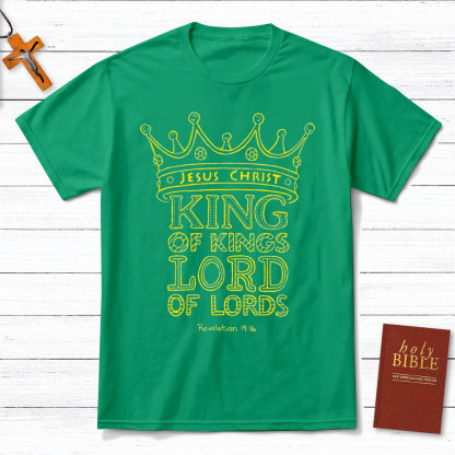 Jesus The King Of Kings Lord Of Lords Christian T-Shirt