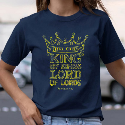 Jesus The King Of Kings Lord Of Lords Christian T-Shirt