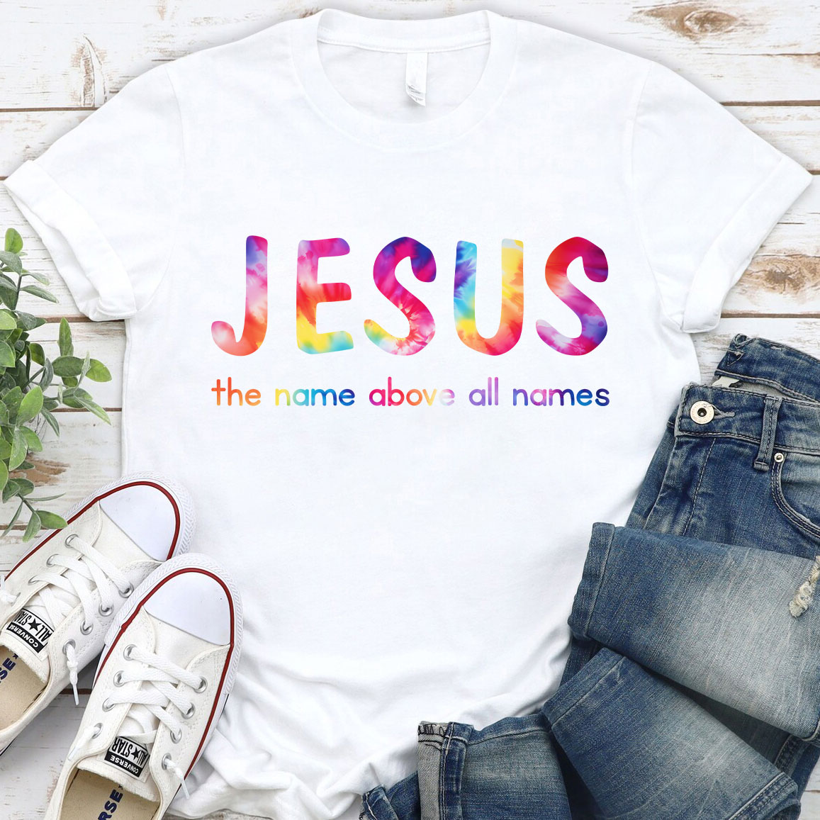 Jesus The Name Above All Names Christian T-Shirt