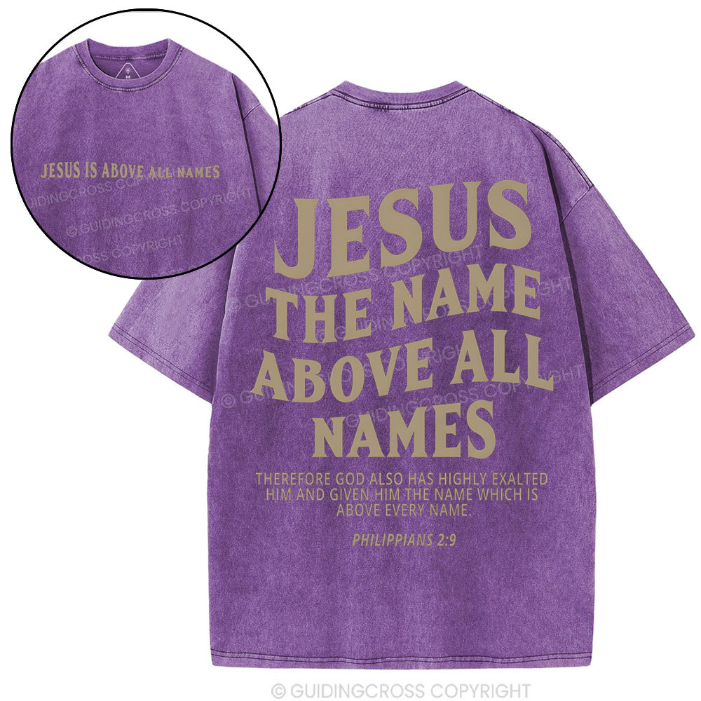 Double-sided sample washed T-Shirt Sale - GuidingCross