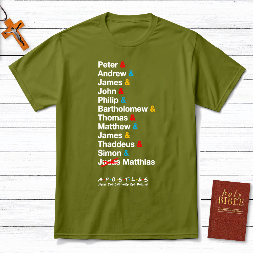 Jesus The One With the 12 Apostles Christian T-Shirt Sale