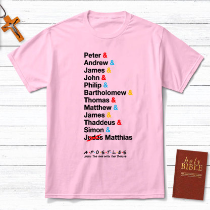Jesus The One With the 12 Apostles Christian T-Shirt