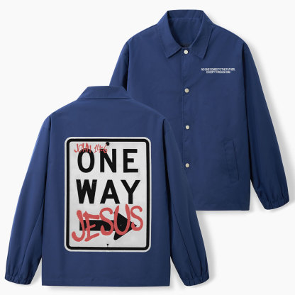 Jesus The Only Way Christian Coach Jacket