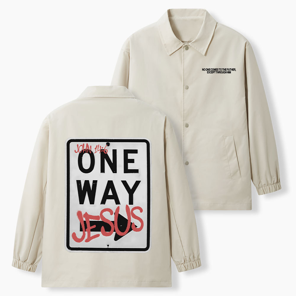 Jesus The Only Way Christian Coach Jacket