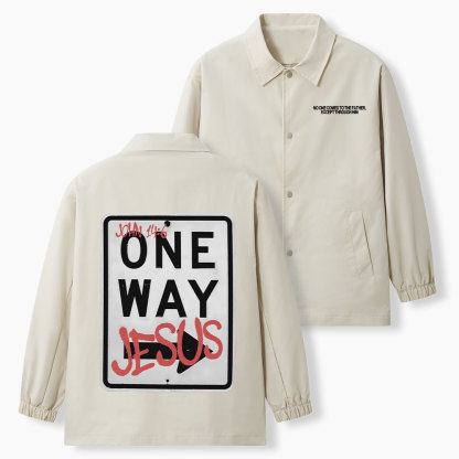 Jesus The Only Way Christian Coach Jacket