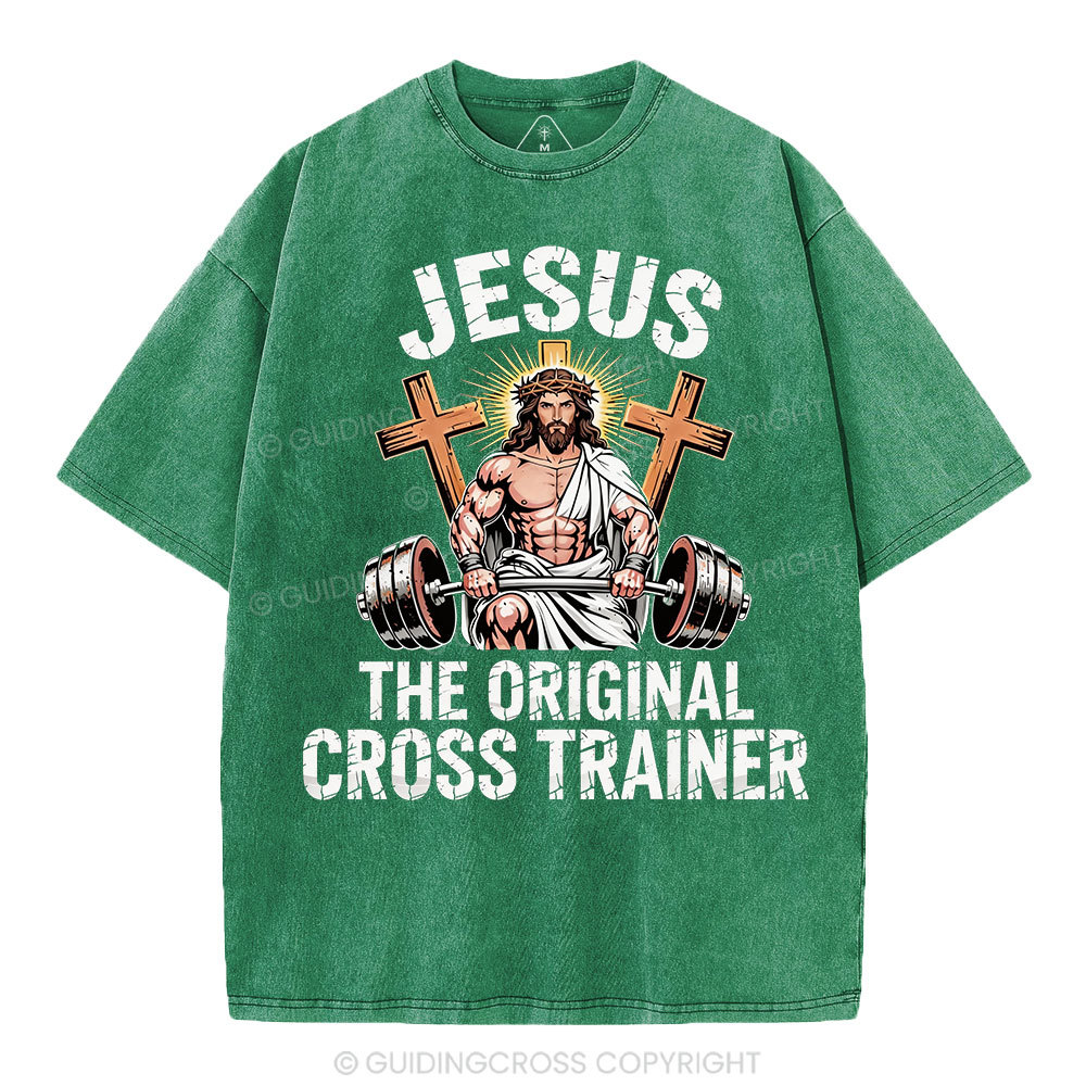 Jesus The Original Cross Trainer Christian Washed T-Shirt