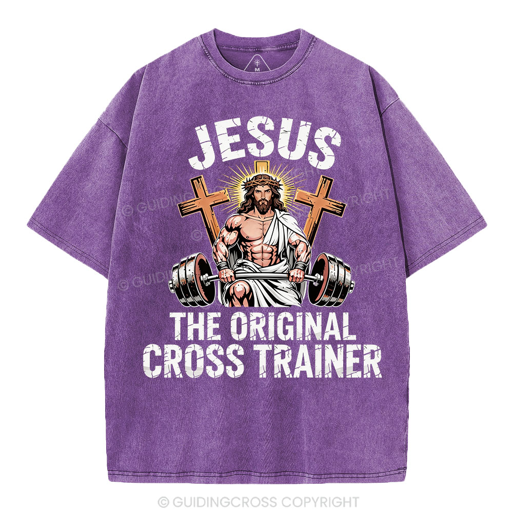 Jesus The Original Cross Trainer Christian Washed T-Shirt