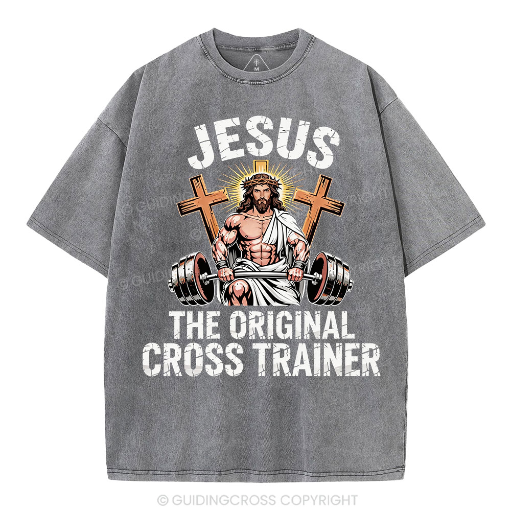 Jesus The Original Cross Trainer Christian Washed T-Shirt