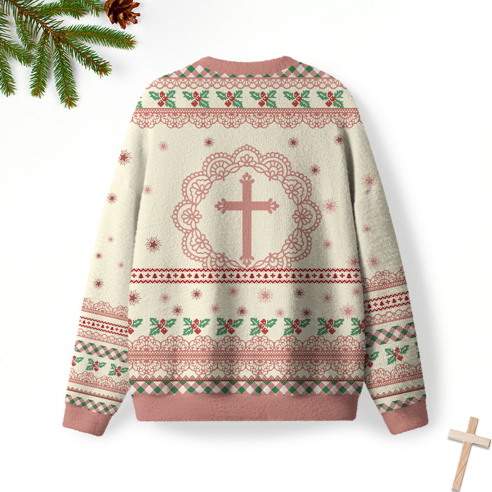 Jesus The Reason For Season Christian Lightweight Sweater