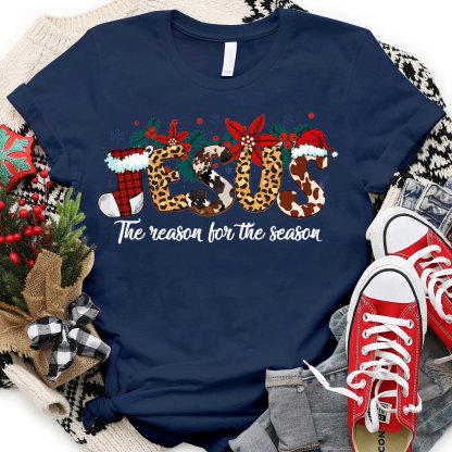 Jesus The Reason For The Season Christian T-Shirt
