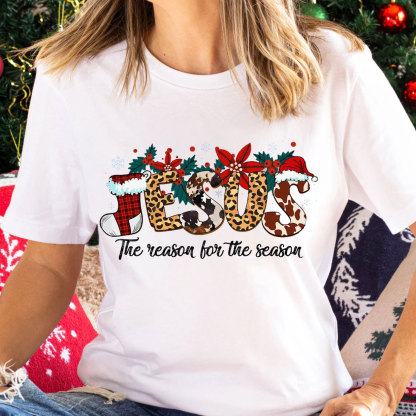 Jesus The Reason For The Season Christian T-Shirt