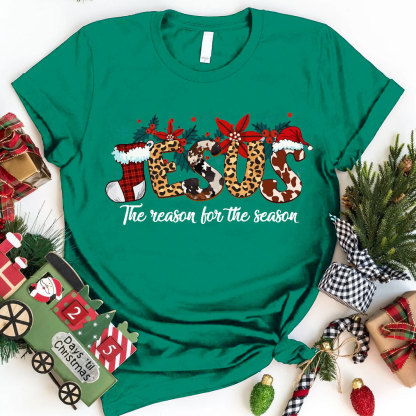 Jesus The Reason For The Season Christian T-Shirt