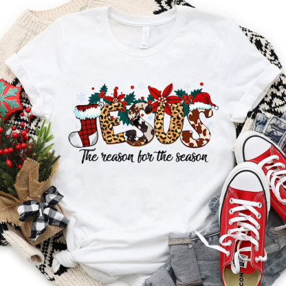 Jesus The Reason For The Season Christian T-Shirt