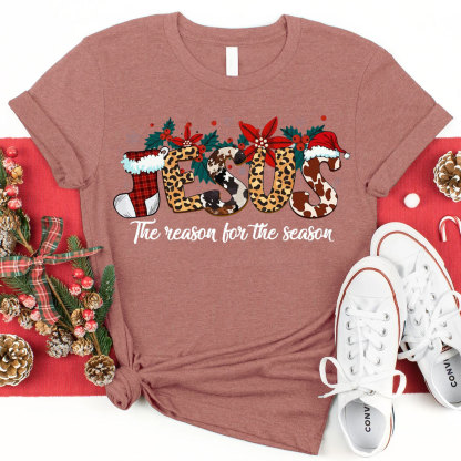 Jesus The Reason For The Season Christian T-Shirt