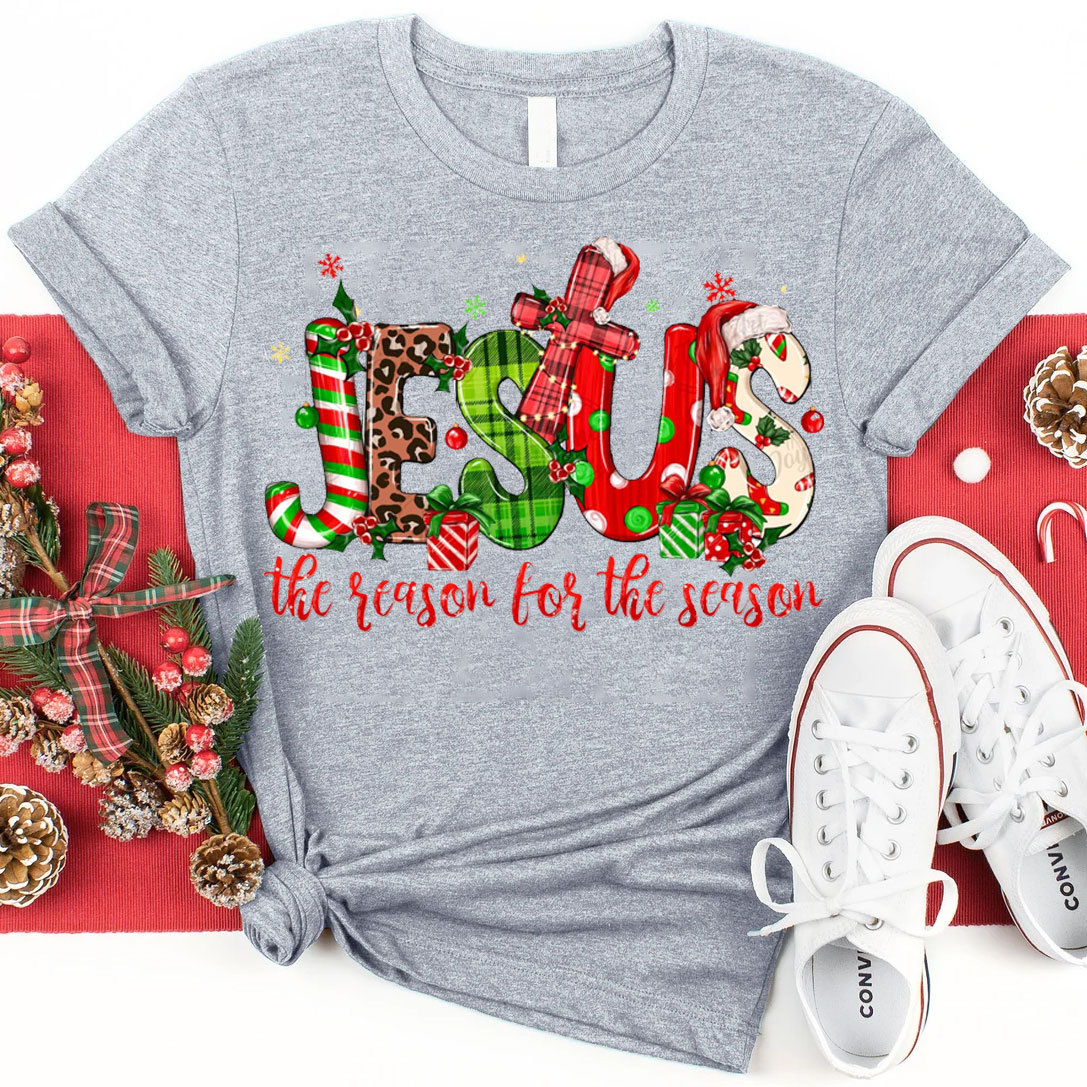 Jesus The Reason For The Season Christian Christmas T-Shirt
