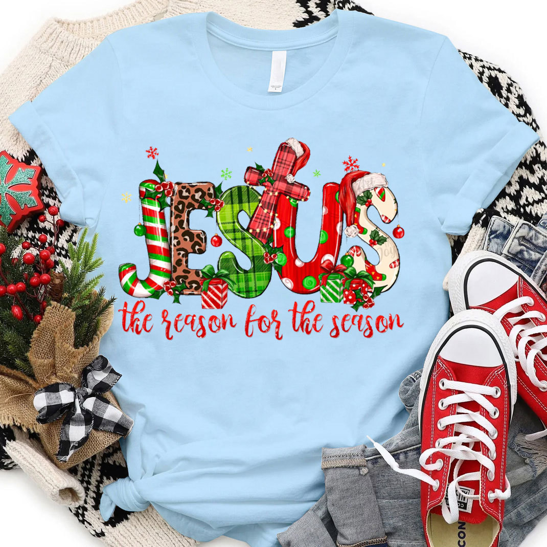 Jesus The Reason For The Season Christian Christmas T-Shirt