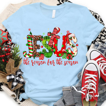 Jesus The Reason For The Season Christian Christmas T-Shirt