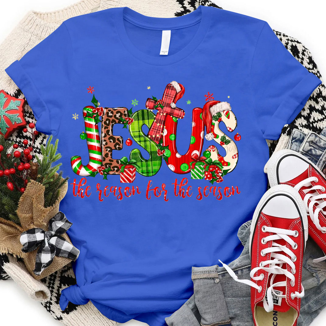 Jesus The Reason For The Season Christian Christmas T-Shirt