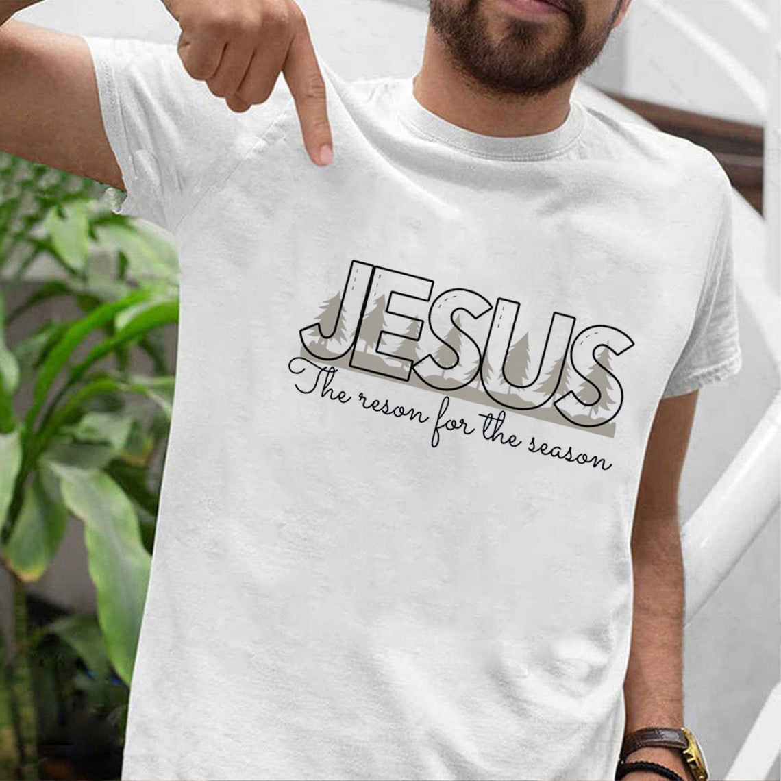 Jesus The Reason For The Season Christian T-Shirt