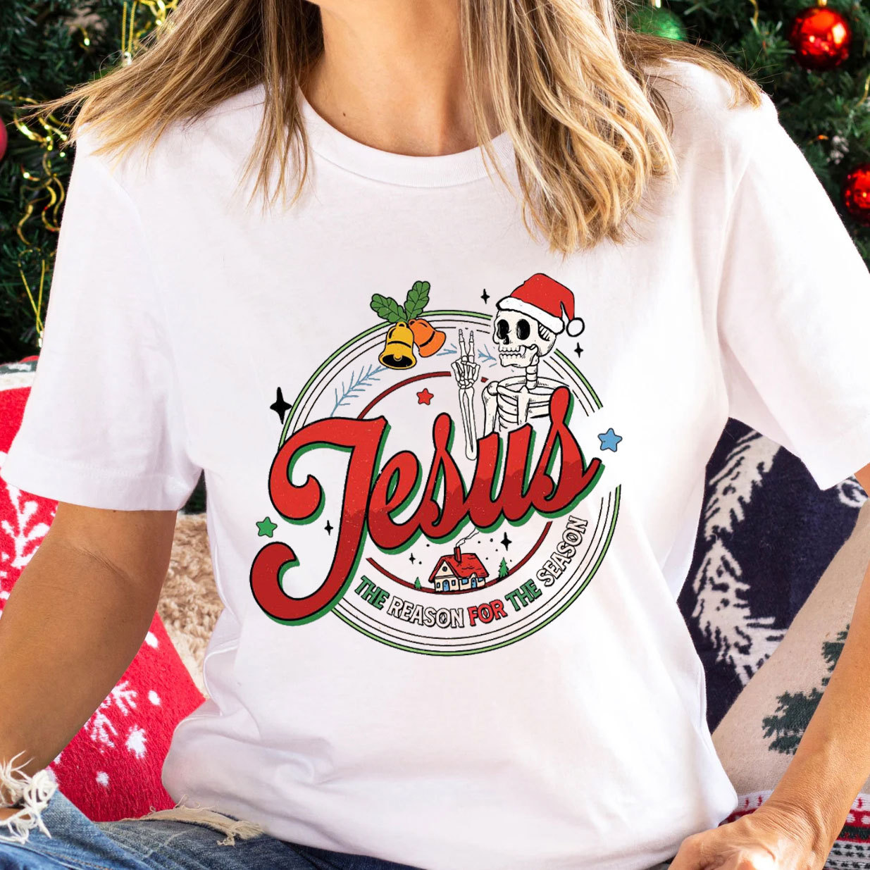 Jesus The Reason For The Season Christian T-Shirt