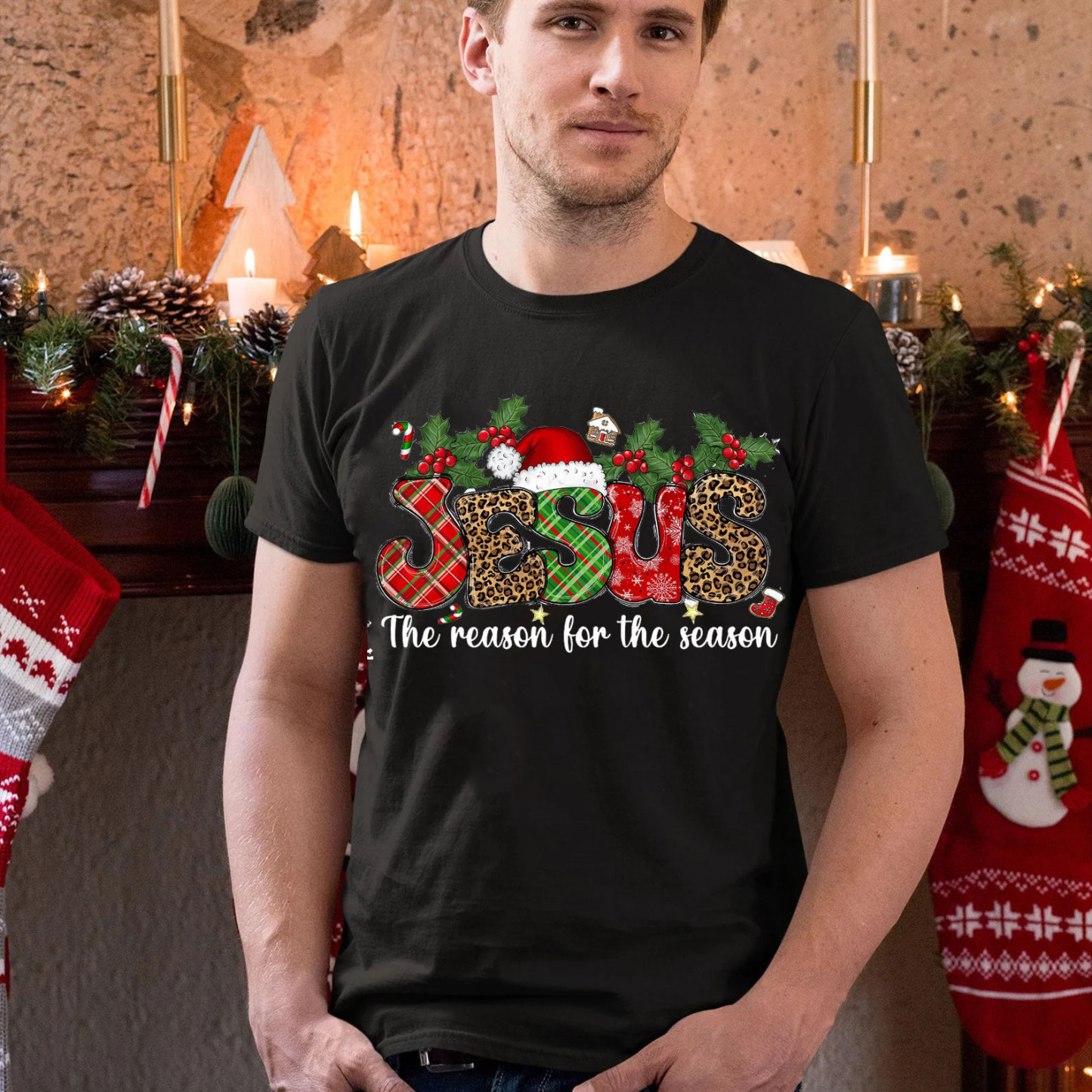 Jesus The Reason For The Season Christian T-Shirt