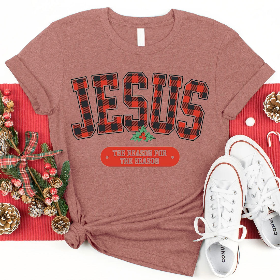 Jesus The Reason For The Season Christian T-Shirt