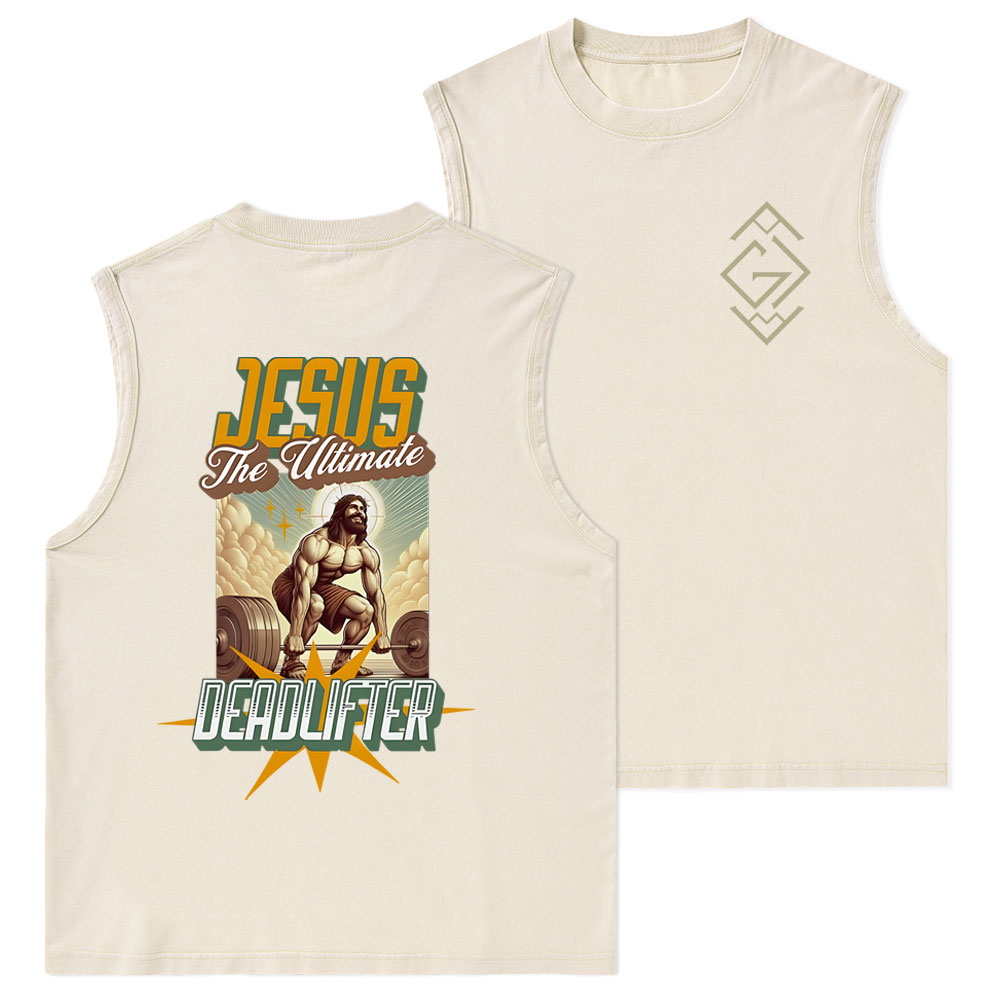 Jesus The Ultimate Christian Washed Tank Top