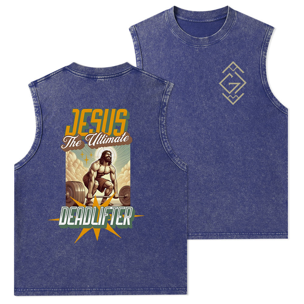 Jesus The Ultimate Christian Washed Tank Top