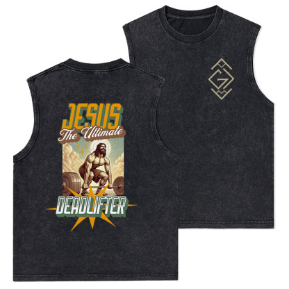 Jesus The Ultimate Christian Washed Tank Top