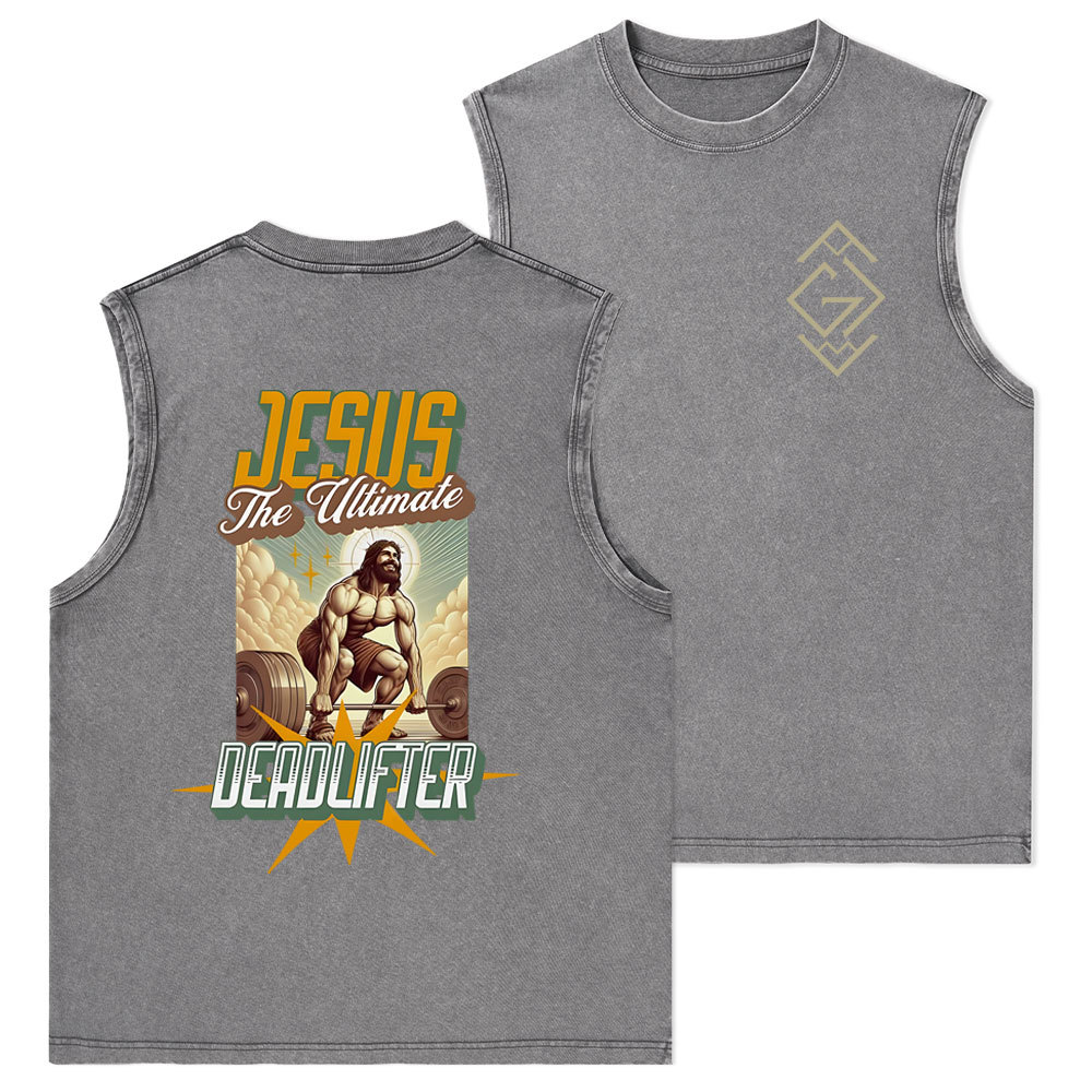 Jesus The Ultimate Christian Washed Tank Top